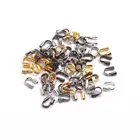 Железная u-образная проволока, защита 100 шт., 4x4 мм, Проволочная защита, защитный соединитель, петли для DIY браслета, ожерелья, ювелирное изделие