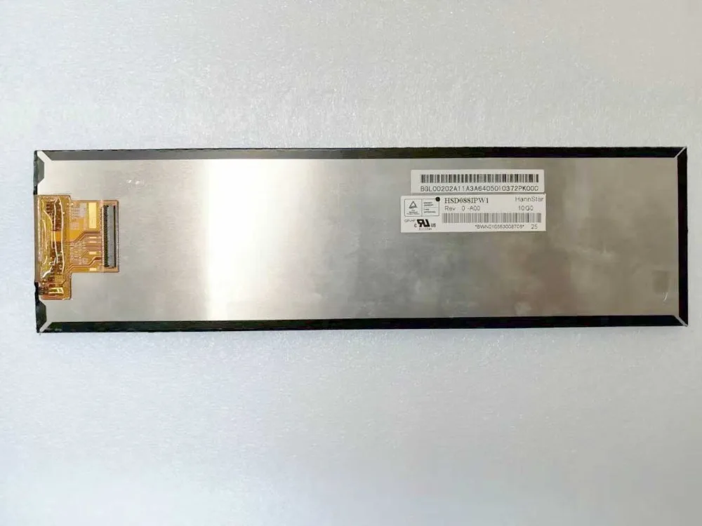 Оригинальный 8 дюймов IPS ЖК-дисплей Экран HSD088IPW1-A00 HSD088IPW1 A00 1920*480 Дисплей Ремонт
