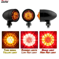 retro style motorcycle turn signal lights led taillights rear stop brake lamp drl running fog blinker bulb motorbike accessories
