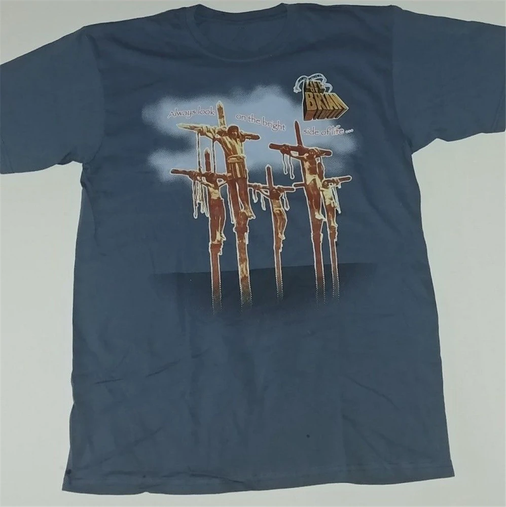 Monty Python Life Of Brian Liquid Blue Мужская футболка новая большая в новом стиле|Мужские