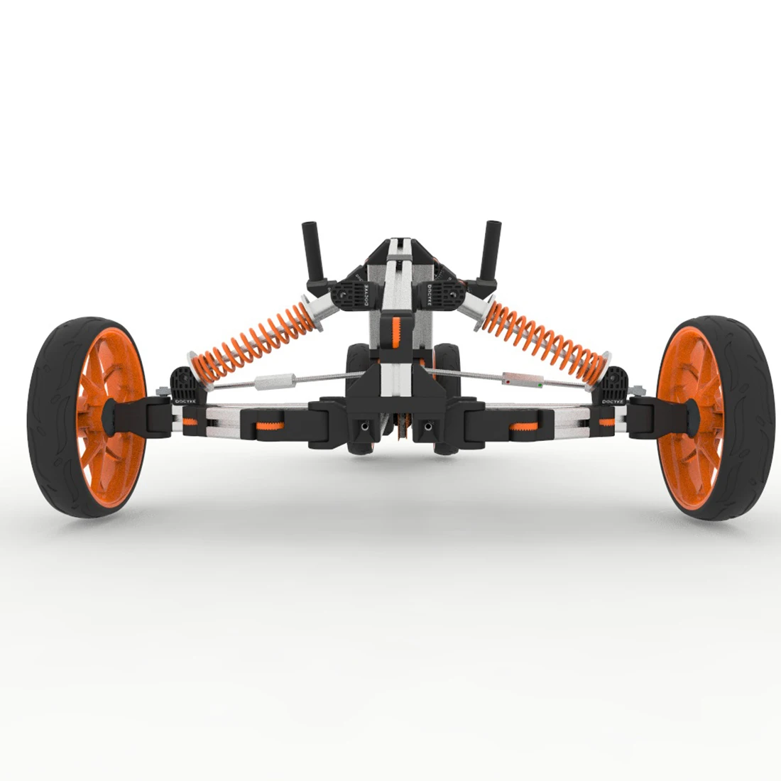 Docyke DIY Творческий застройку аттракционы набор контактов для тестирования 10 в 1 Электрический велосипед Go Kart самокат баланса с алюминиевым, которые поддерживают несколько режимов рамка для малыша