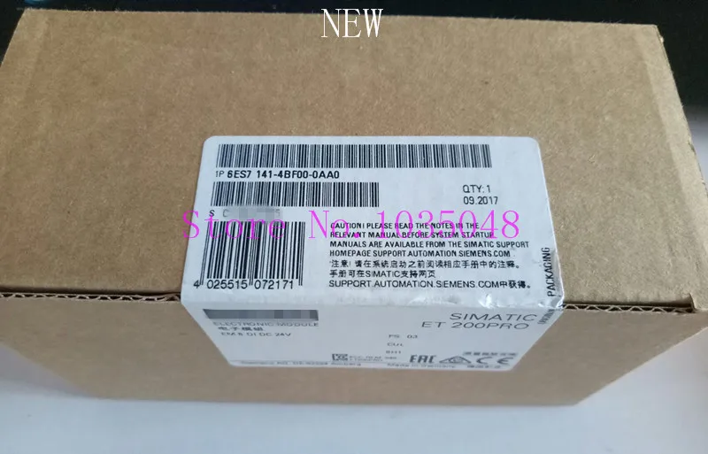 

1PC 6ES7141-4BF00-0AA0 6ES7 141-4BF00-0AA0 New and Original Priority use of DHL delivery #04