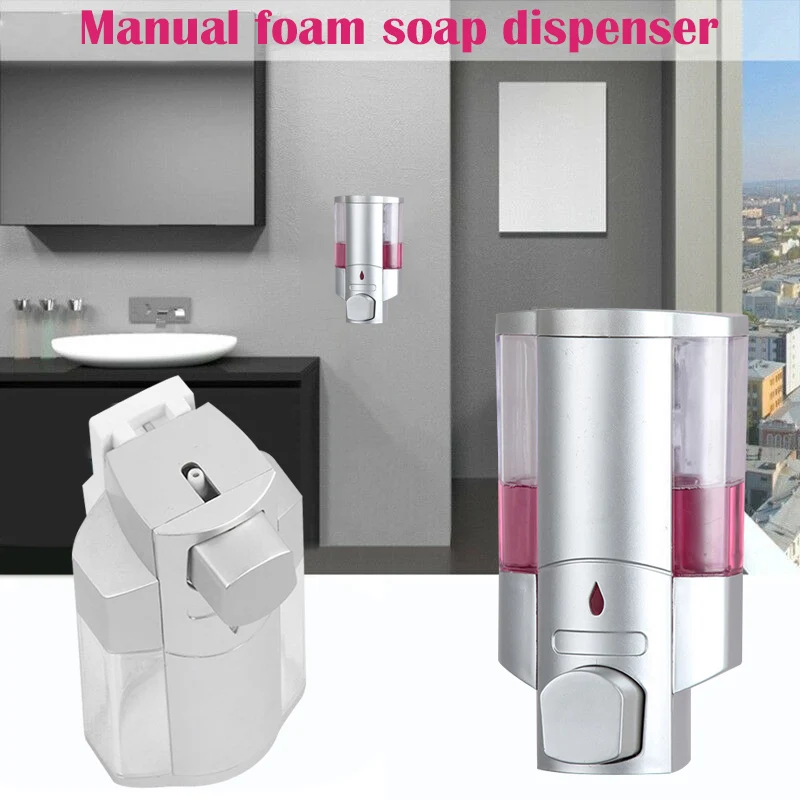

300ml Hand Soap Dispenser Wall Mounted Liquid Dispenser Pump for Home Bathroom Hotel AC889
