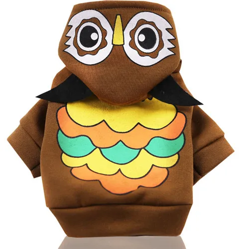 Owl Дешевая Одежда для собак на Хэллоуин, одежда для собак, зимние толстовки для собак, одежда для щенков - Цвет: Owl