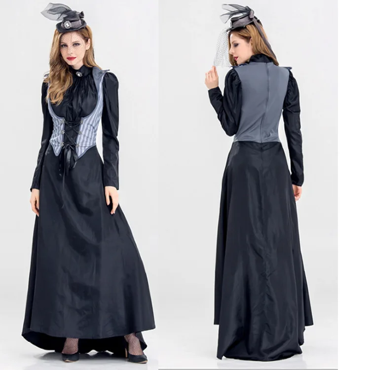 

Halloween Carnival Countess Vampire Countess European Aristocrat Long Dress Noble And Elegant Dress