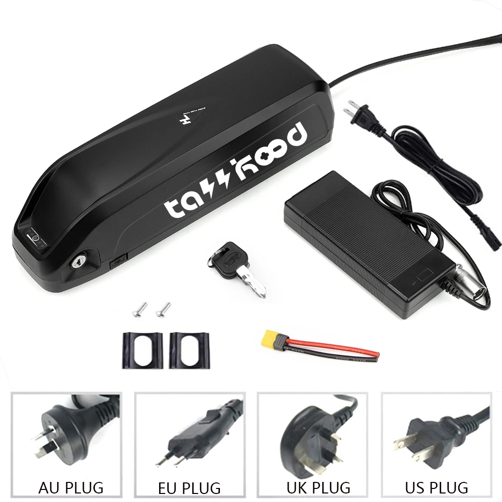 Verkauf Hailong Design 52v 500w 750w 48v E-bike Batterie Pack 52V 10AH Unten Rohr Flasche Batterie Für Fett Bike 48v 1000w Elektrische Fahrrad