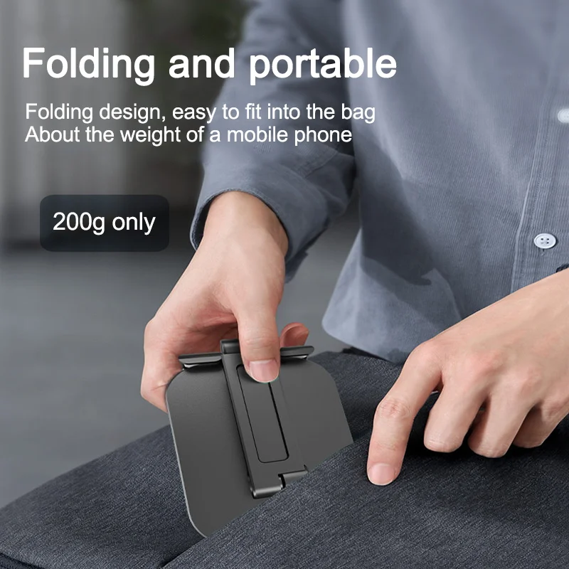 

Desktop Phone Tablet Holder Stand Folding Metal Phone Mount For iPad iPhone 11 pro XR Mobile Phone Bracket for Xiaomi Samsung