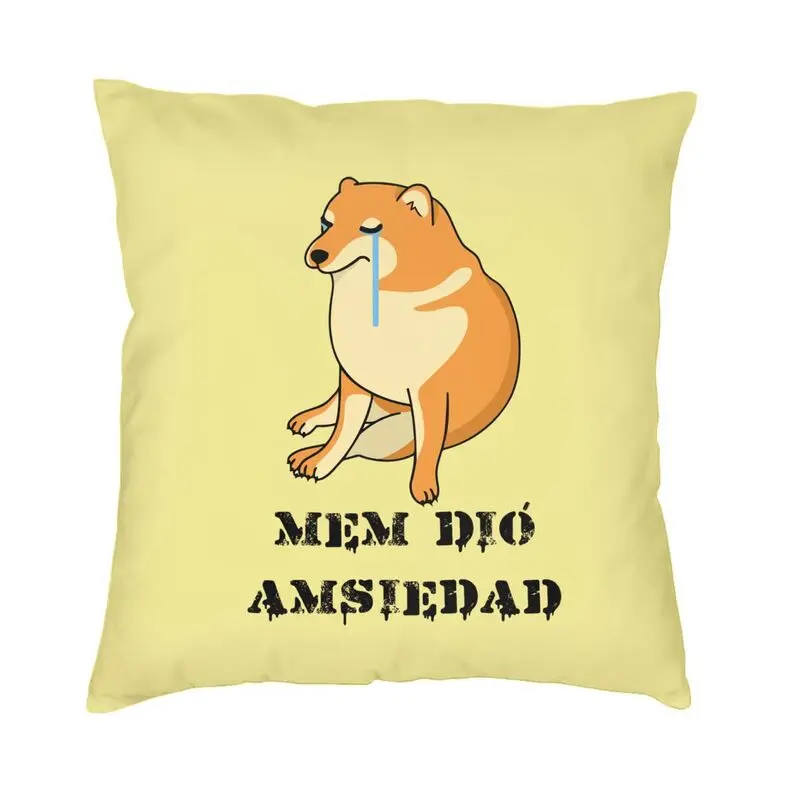 

Cheems Cheemzilla Pillow Case 45x45cm Home Decor Nordic Cheemsburger Me Sa Amsiedad Cushions for Sofa Square Pillowcase