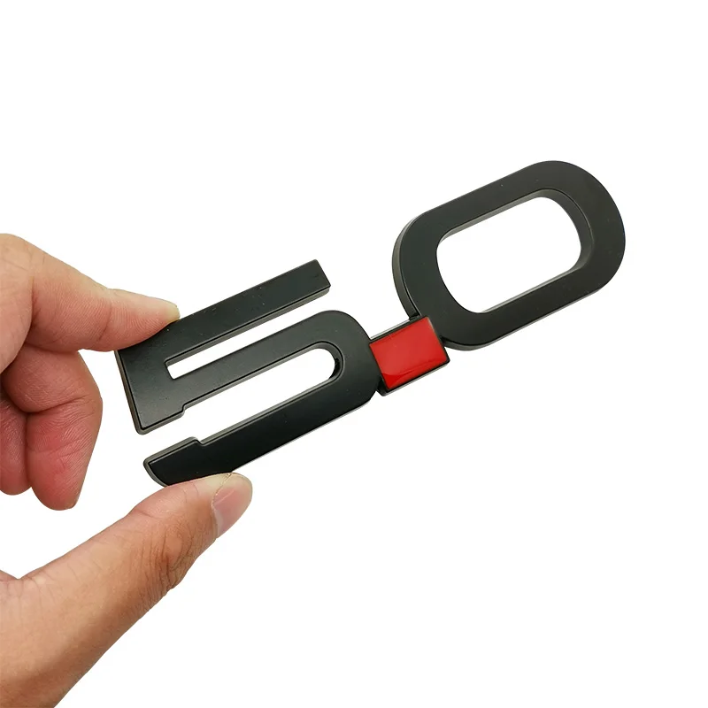 Автомобильная наклейка 5 0 эмблема значок на задний багажник металлическая для Ford