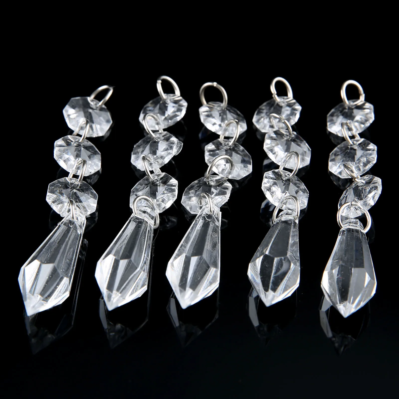 

10/5/1 шт. акриловая Хрустальная подвесная люстра-цепочка с бусинами светильник подвесная гирлянда, подвесные украшения для свадьбы, дома, веч...