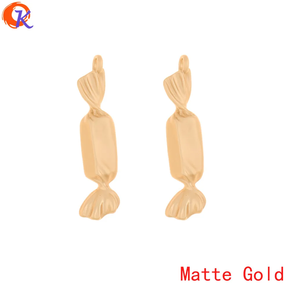 Matte Gold Сердечный дизайн 100 шт 8*36 мм ювелирные аксессуары/серьги Разъемы/ручная работа/конфеты формы/застежки для сережек/DIY Изготовление/амулеты - Цвет: Matte Gold