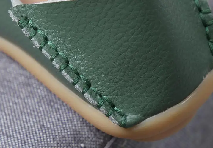 Женские мокасины из натуральной кожи на плоской подошве с бантиком-бабочкой |