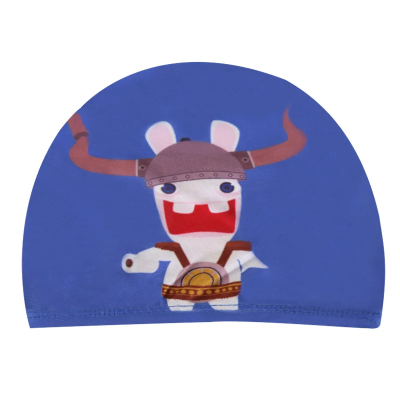 Детская шапочка для купания с высокой эластичностью мультяшным принтом