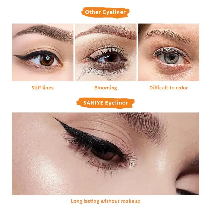 Star Eyeliner Is Waterproof Not Easy To Smudge Apply Makeup Discolor Liquid Pen Maquiagem TSLM1 |