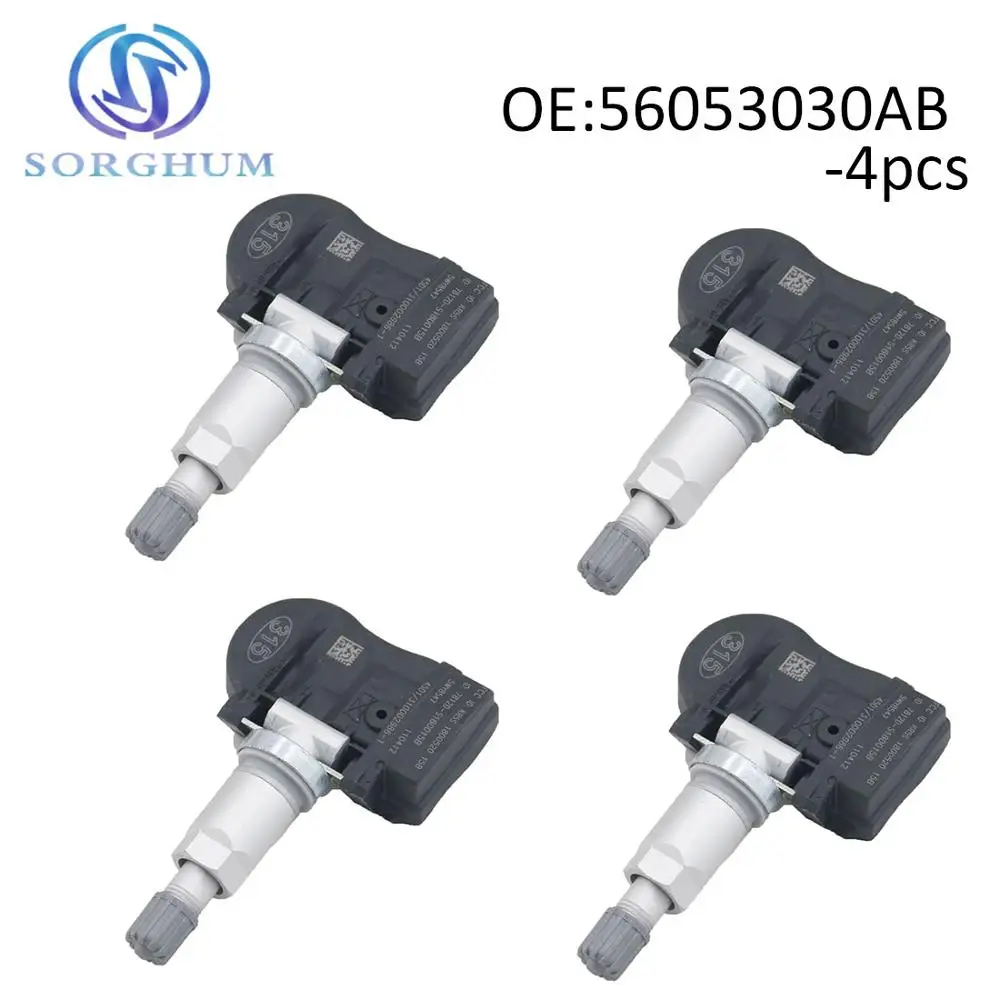4 шт. 56053030AB датчики давления в шинах подходят для Мопар Dodge Jeep 68078861AA | Автомобили и