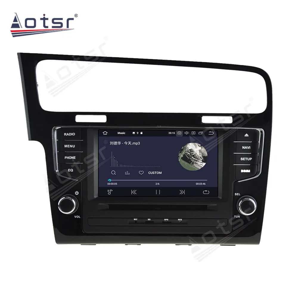 Автомобильный мультимедийный плеер Android 11 для VW GOLF 7 2013-2018 GPS Восьмиядерный