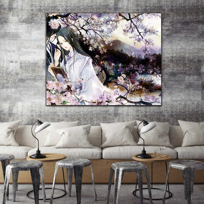 Сделай Сам картинки для раскраски по номерам с цветком персика краем картины