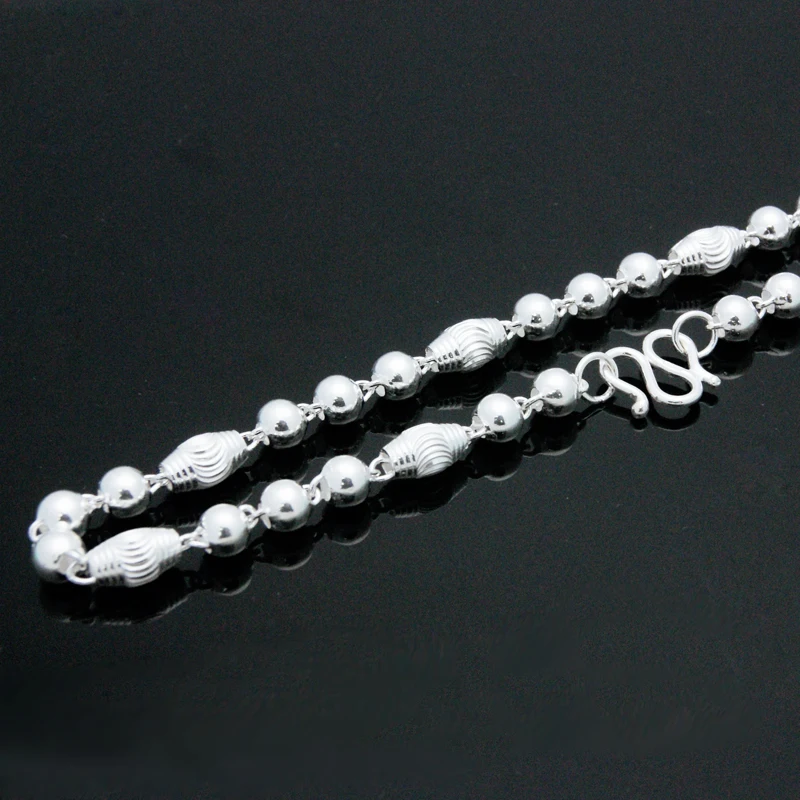 Цепочка Из серебра 100% пробы для мужчин и женщин ожерелье из 2020 990 подарочное