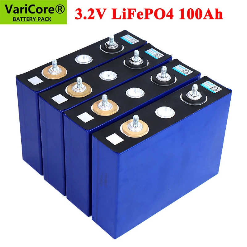 VariCore 3 2 V 100Ah Батарея LiFePO4 литий phospha большой емкости DIY 12V 24V 48V Электрический