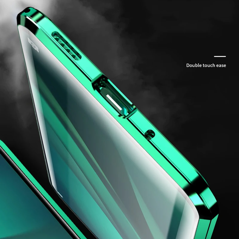360 крышки из закаленного стекла для Oppo Realme 5 Pro Q Рено Ace A11 A11X A5 A5s A7 A9 F9 V17 Pro Y17 Y3 Магнитный флип-чехол