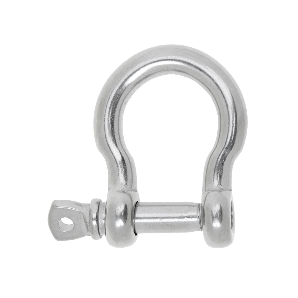 

8mm Marine Boat Bow Shackle+8mm Chain Quick Link Marine Grade Carabiner