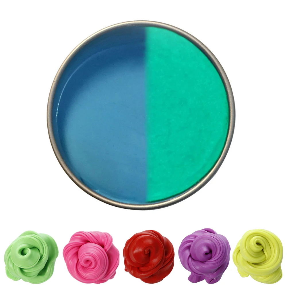 Светящийся слайм для самостоятельного моделирования 50 г мягкая полимерная глина