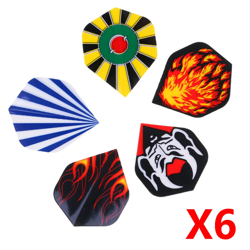 

Set of 30 Dart s Darts Accessory Tail Wing Outdoor Sports Equipment - Various Colors