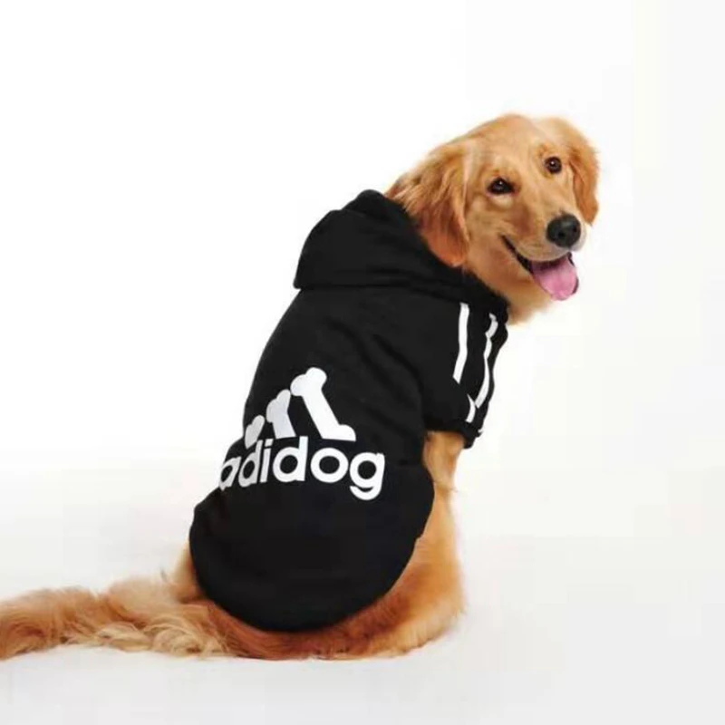 Щенков Adidog с принтом одежда для щенка французского бульдога костюм собаки