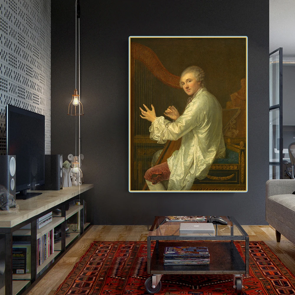 Цитон Жан Баптист грюзе Ange Анж Лоран де Ла Вэй юлли Canvas Холст Картина маслом