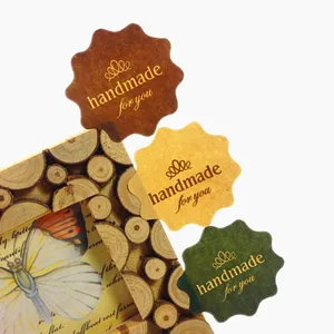 120 шт.лот, три цвета, Цветочная крафт-бумага 