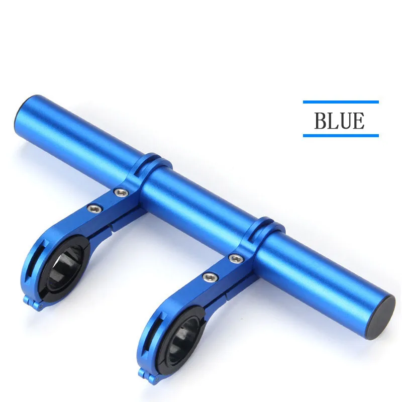 BLUE Держатель для велосипедного руля, Легкий Прочный кронштейн для крепления спидометра, gps, телефона - Color: BLUE