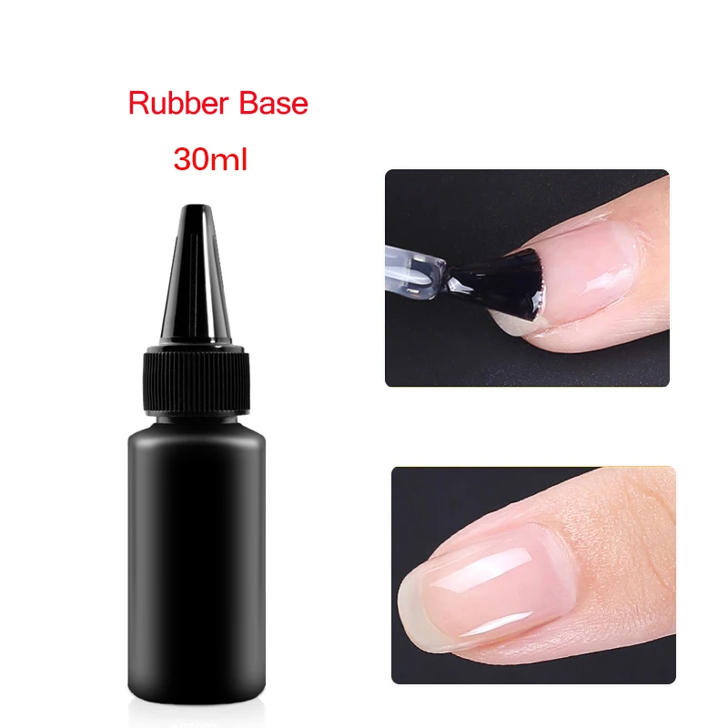 Rubber Base Mshare база и топ подкрепление гель долгое Уход за ногтями гель лак для ногтей крышка германия здоровья полимерного материала уф лак гель гель топ и база без липкого слоя липкий слой дегидратор лаки праймер для ногтей - Цвет: Rubber Base