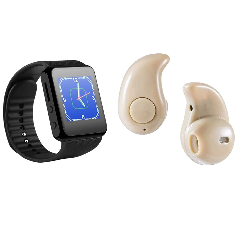 

Bluetooth Smart Watch Mp3 With Bluetooth Headset, In-Ear Bluetooth Headset Earpiece Invisible Headphone