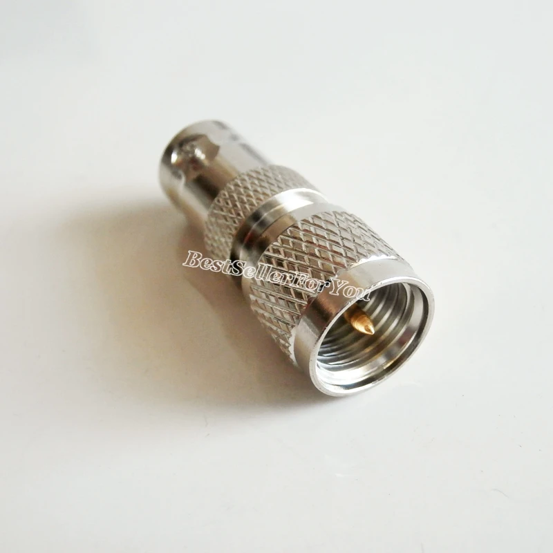 1 шт. коннектор Mini UHF MINIUHF штекер к BNC гнездо прямой RF коаксиальный адаптер