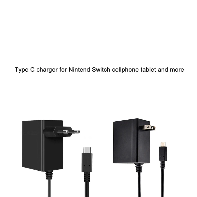 

EU/US Plug AC Power Adapter 5V 1.5A 15V 2.6A Type C Fast Charger for Nintendo- Switch Cellphone Tablet Mobile Phone