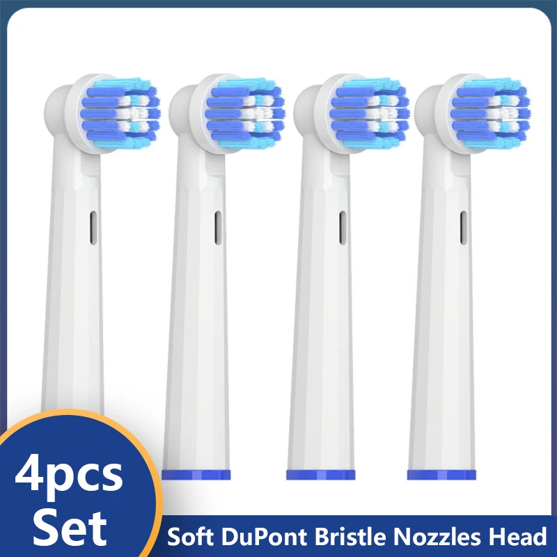 4 шт., сменные головки для электрической зубной щетки Oral B D12 D16 D100 EB50 EB20 4 шт., сменные головки для электрической зубной щетки Oral B D12 D16 D100 EB50 EB20