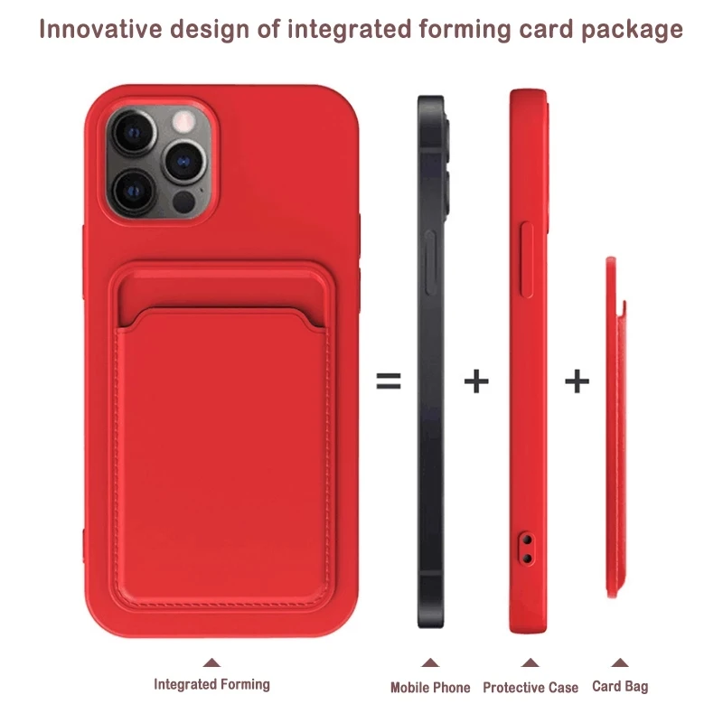 Силиконовый чехол для IPhone 11 12 Pro Max 7 8 Plus XR X XS 13 | Мобильные телефоны и аксессуары