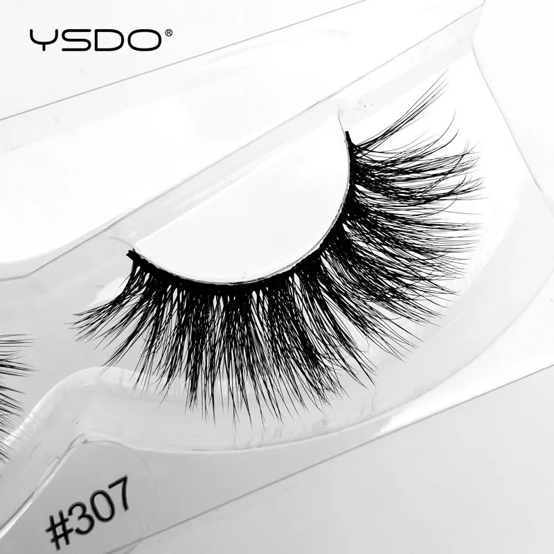 YSDO 1 пара 3d норковые накладные ресницы естественные длинные норковые ресницы безжалостные ресницы «maquiagem» Мягкие выпученные ресницы искусственные
