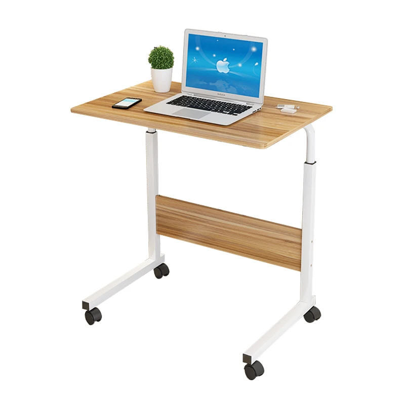 Simple and movable lifting small desk for desk-type household simple bed with lazy people's side-on-bed computer |
