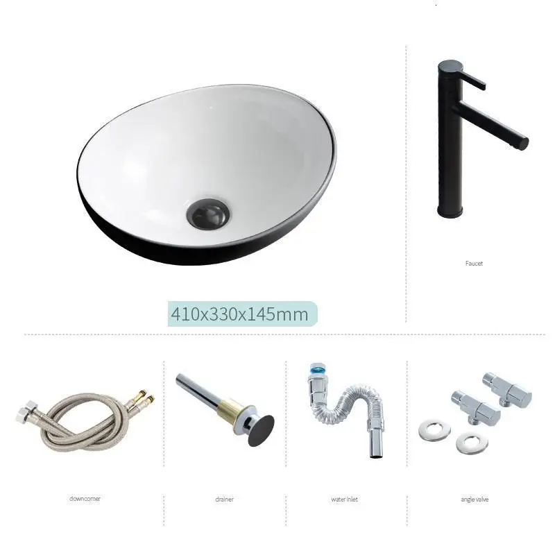 Lavatorio чаша де Appoggio Куба Para Black Umywalka Evier Lavandino Bagno Waschtisch раковина для ванной комнаты Lavabo Pia Banheiro - Цвет: MODEL S
