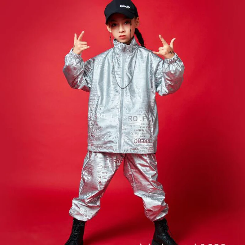 Детская одежда для карнавала в стиле хип-хоп яркая куртка из искусственной кожи