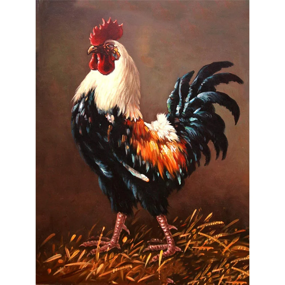 

Animal Chicken DIY Embroidery Cross Stitch 11CT Kits Needlework Craft Set Cotton Thread Printed Canvas Home Dropshipping