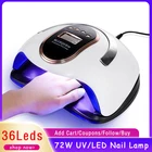 Лампа УФLED для сушки ногтей, 1147236 Вт, 5736 шт.