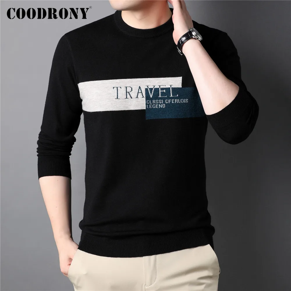

COODRONY Brand Soft Warm Knitwear Sweater Pullover Men Clothes Autumn Winter New Arrival Streetwear Fashion Pattern Jumper C1410