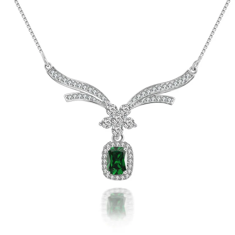 Новинка 2020 Женское Ожерелье FUN-BEAUTY с ангелом цветком любви яркие ювелирные