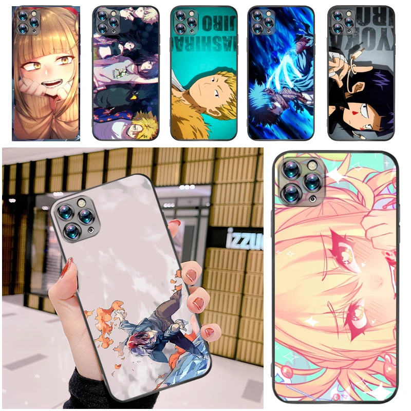 

My Hero Academia Tomura Boku Todoroki Shouto Bakugou Katsuki Dabi Shigaraki Phone Case For iPhone 12 Pro MAX Mini SE Carcasa