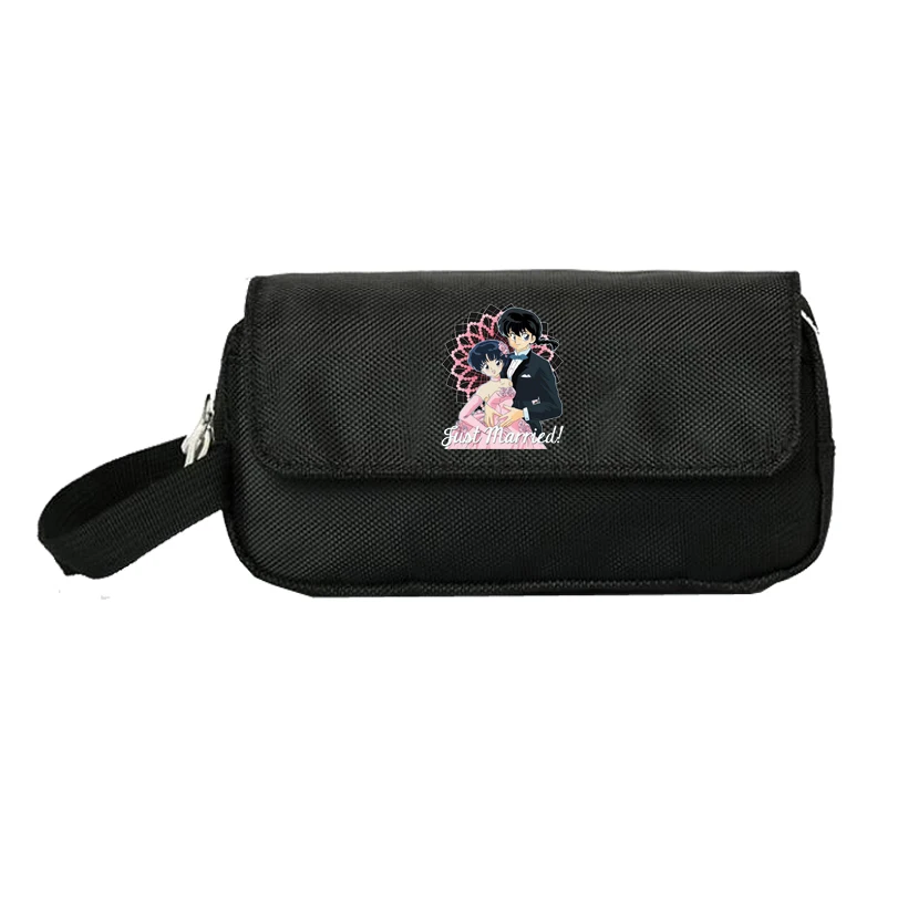 

Чехол для карандашей с рисунком аниме Ranma nibun-no-ichi, женский косметический Чехол, сумка для макияжа, детская Студенческая двойная сумка для карандашей
