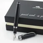 Jinhao X750 благородный шлифовальный песок черные и серебряные чернильные ручкистальметаллруководительтонкаяперьевая ручка бесплатная доставка