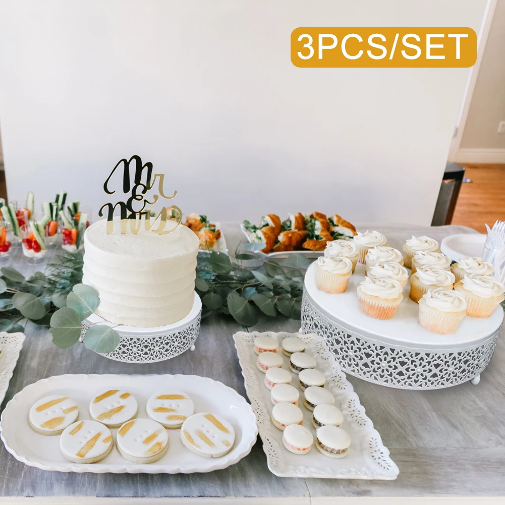 3 шт. подставка для торта кухонный набор Свадебный кекс День рождения Дисплей