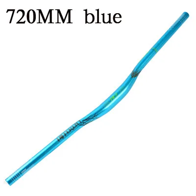 720mm Blue Светоотражающие велосипед подъемный руль 31,8 мм* 720/780 мм MTB AM XC DH Горные гоночный велосипед руль 5 градусов прямая стреловидность Велоспорт Запчасти - Цвет: 720mm Blue